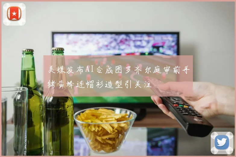 美媒发布AI合成图罗齐尔庭审前手铐黄蜂连帽衫造型引关注